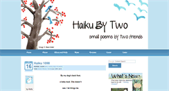 Desktop Screenshot of haikubytwo.com